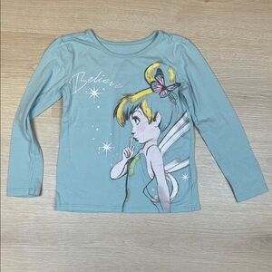 Disney Tinkerbell Long Sleeve Tee - Teal